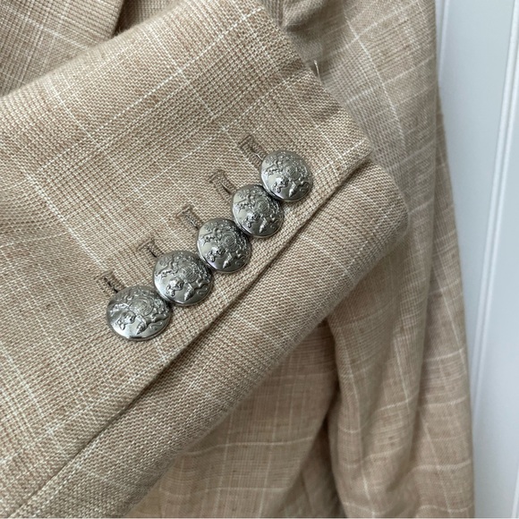 Veronica Beard Diego Dickey Jacket Linen Blend Size 8 - Picture 5 of 9